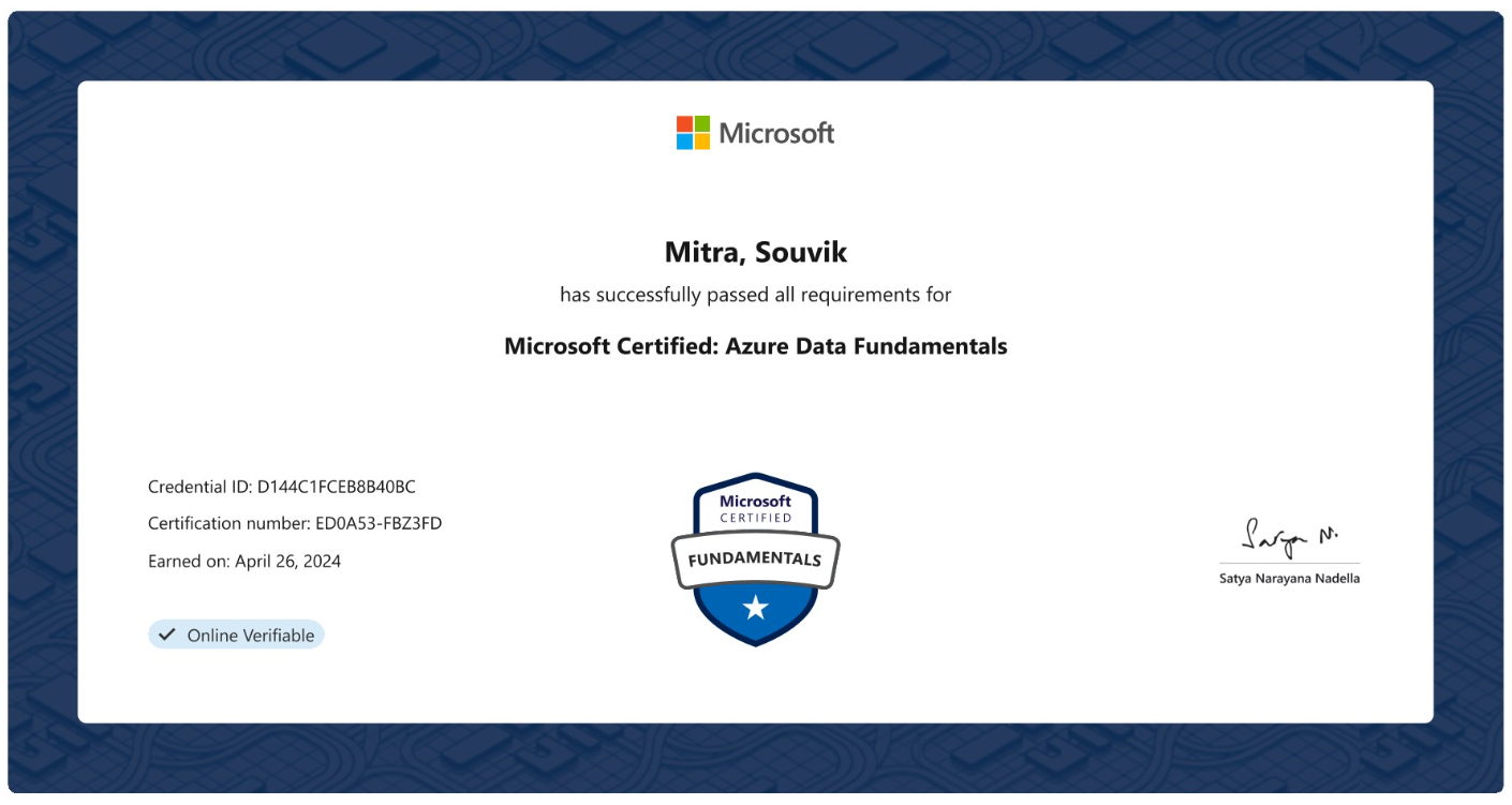 Azure Data Fundamentals