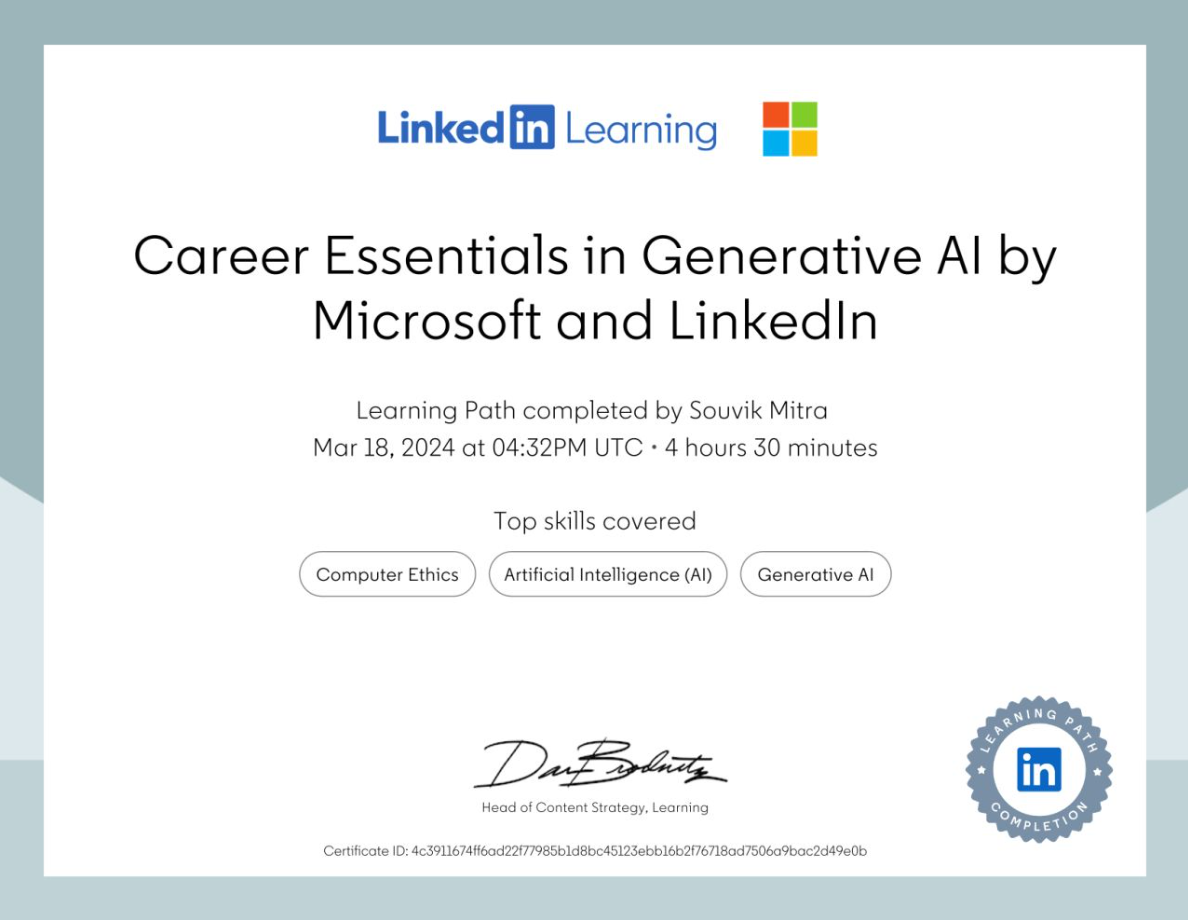 Career Essentials in Generative AI